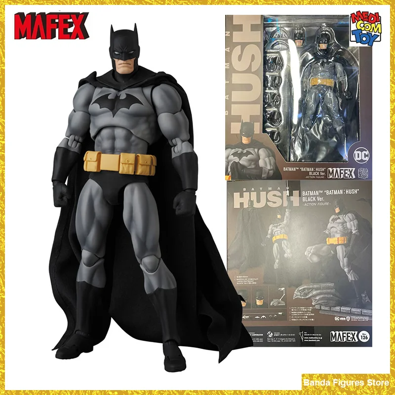 Originale Mafex 126 Batman Hush Black Ver In Stock Anime Action Collection Figure Model Toys