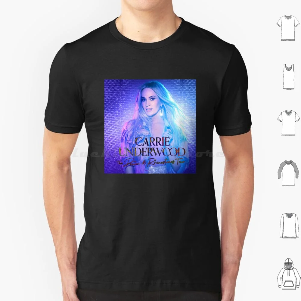 Carrie Underwood T Shirt Big Size 100% Cotone Carrie Underwood Love Vince Uomo Donna Country Country Music Music Testo Di Houston