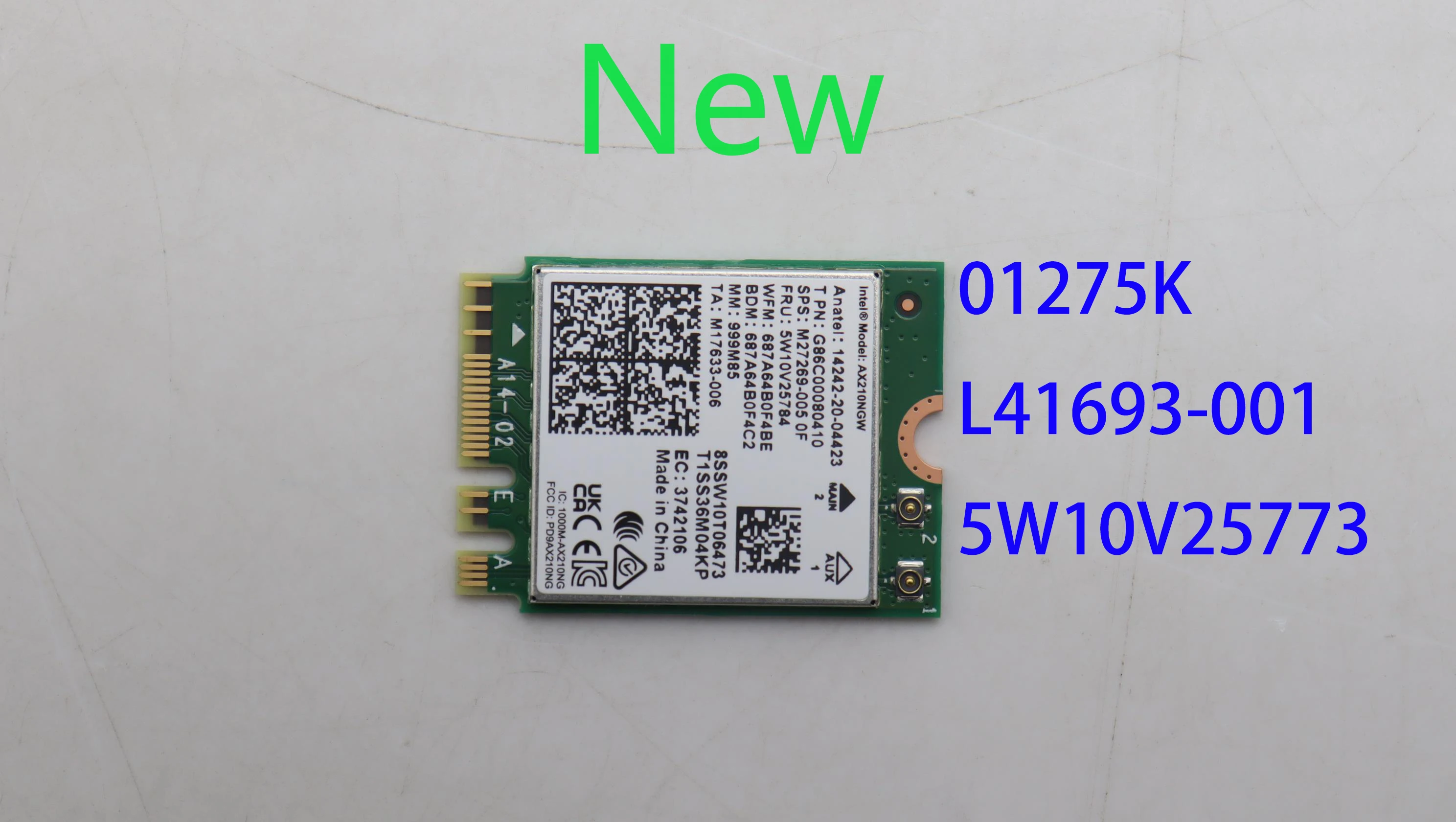 Scheda Wireless Wifi Per Dell G3 15 3590 G3 3579 G5 15 5590 01275K L41693-001 5W10V25773