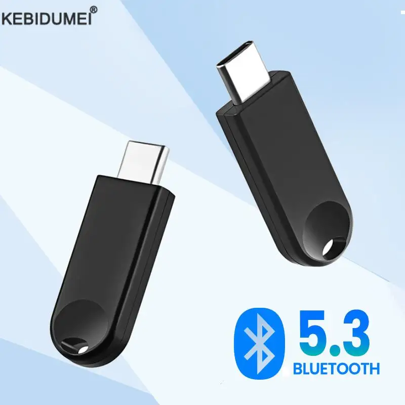 Adattatore Bluetooth Di Tipo C Bluetooth 5.3 5.0 Adattatore Dongle Per Pc Laptop Altoparlante Wireless Ricevitore Audio Trasmettitore Usb