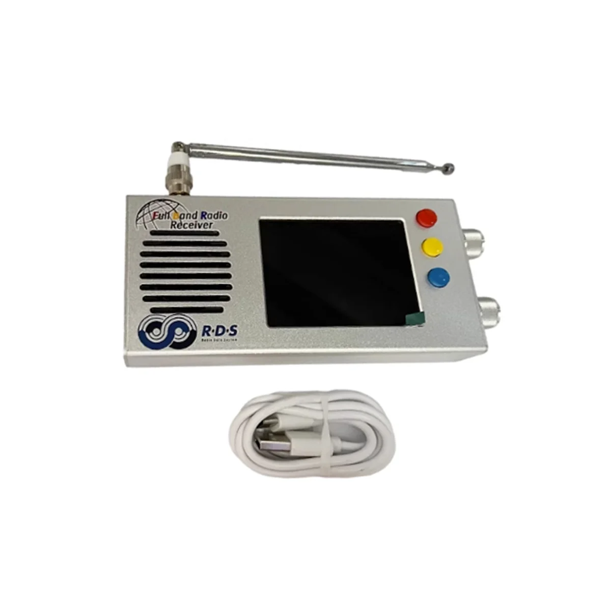 Ricevitore Radio Portatile Multifunzionale Full Band Fm/Mw/Short Wave Hf/Lw Con Antenna