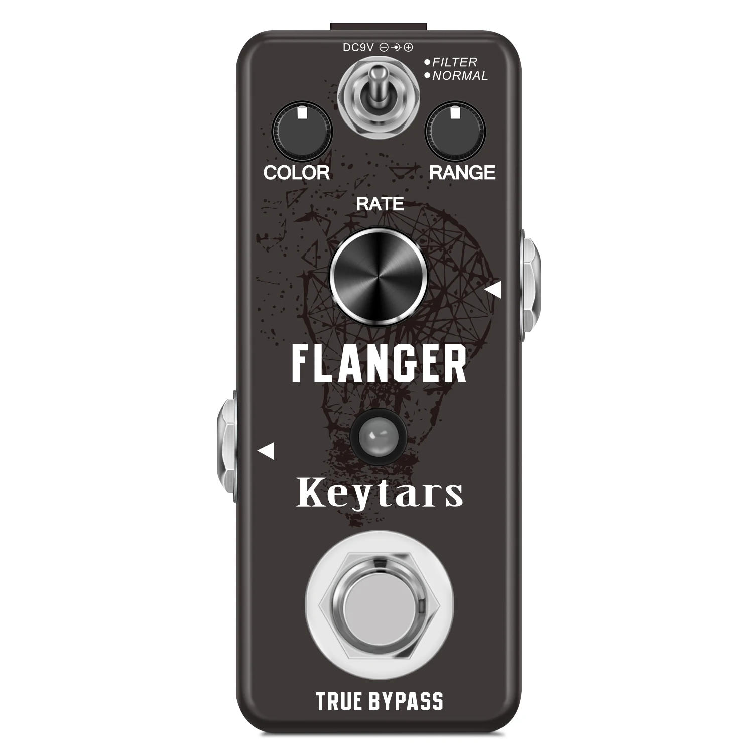 Keytars Lef-312 Analog Flanger Guitar Pedal Classic Metallic Sounds 2 Modalità Effetti Flanger Con True Bypass