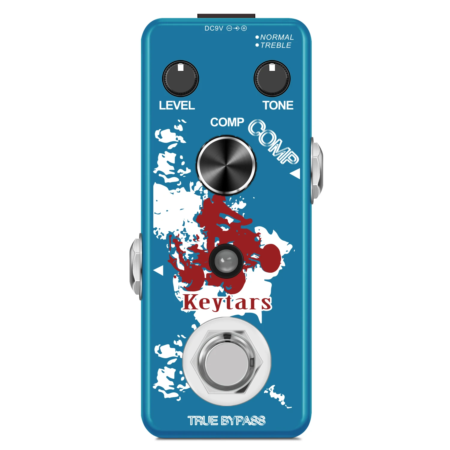 Keytars Lef-333 Compressor Pedal Analog Compersion Ultimate Comp Per Chitarra Elettrica Mini Size True Bypass
