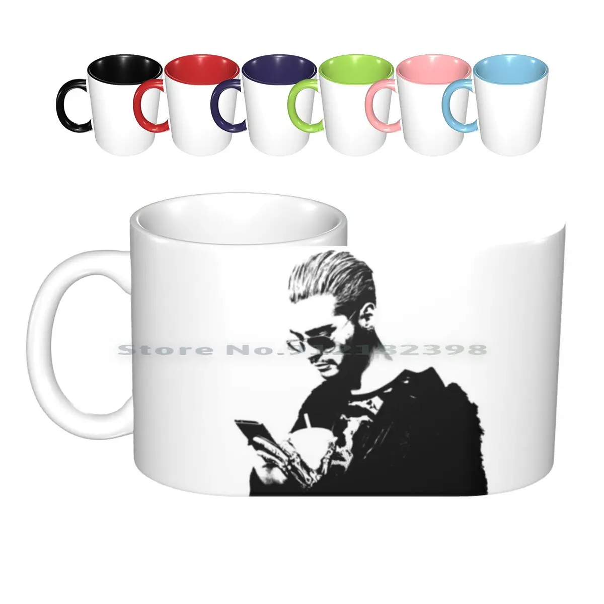 Bill Kaulitz Tazze In Ceramica Tazze Da Caffè Tazza Da Tè Al Latte Tokio Hotel Tokyo Hotel Th Th Tv Bill Kaulitz Queen B Kaulitz Kaulitz Twins