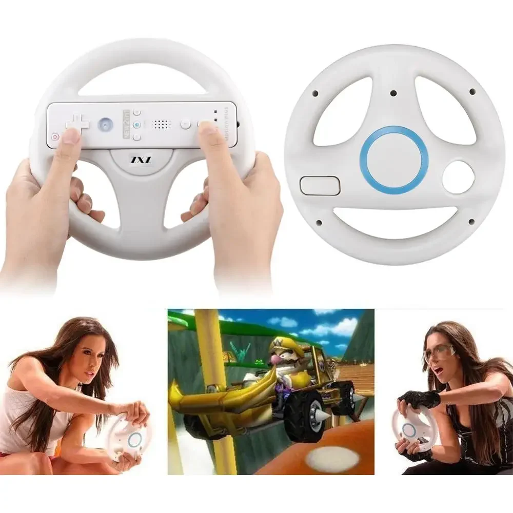2 Pezzi Volante Per Giochi Di Kart Nintendo Wii Telecomando Gioco Volante Da Corsa Per Accessori Per Giochi Di Kart Wii