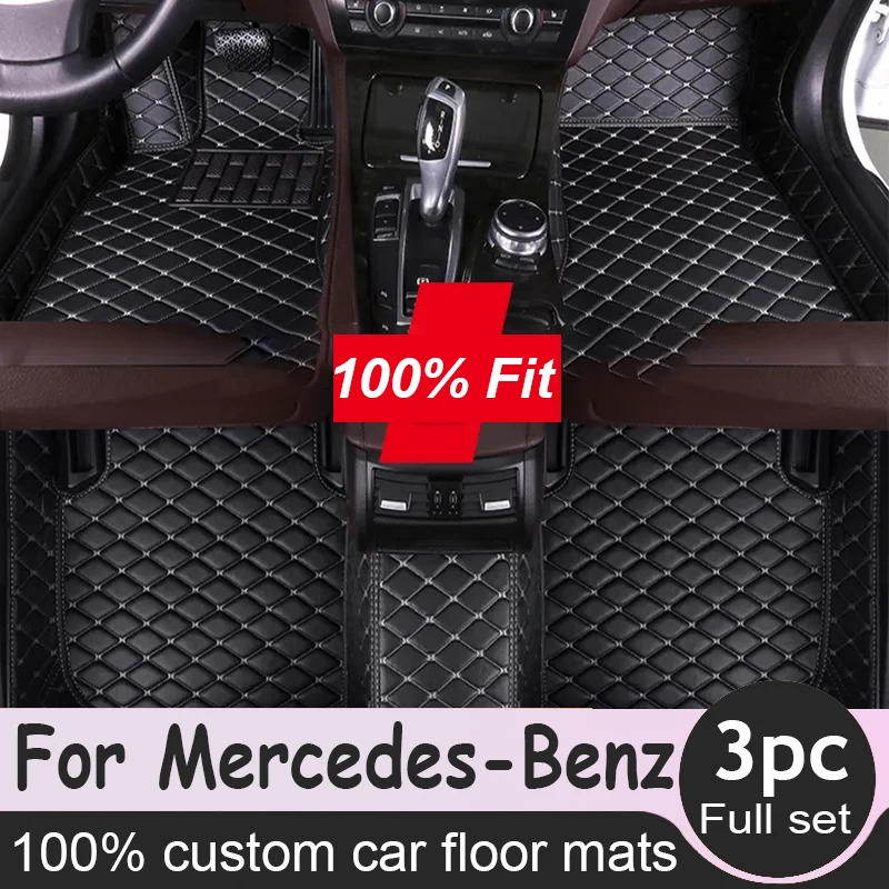 Tappetino Auto Per Mercedes-Benz Gla Classe E Cls Classe A Classe B Classe Cls-Avant Glc Amg Slc Gl Cls Classe B Classe C Accessori Auto