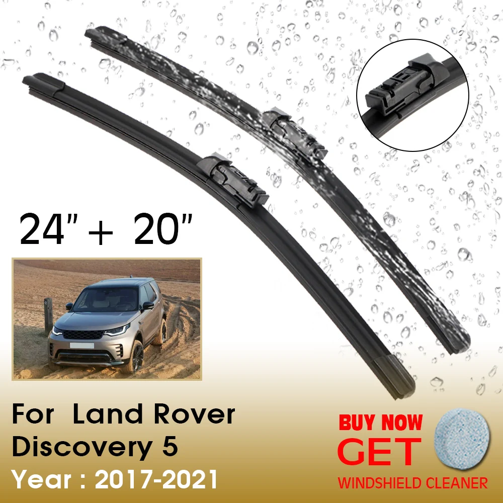 Car Wiper Blade For Land Rover Discovery 5 24"+20" 2017-2021 Front Window Washer Windscreen Windshield Wipers Blades Accessories