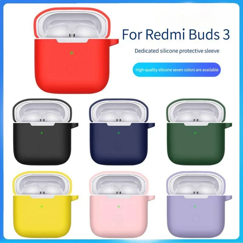 Custodia In Silicone Per Auricolari Wireless Per Redmi Buds 3 Custodia Morbida In Tpu Per Xiaomi Redmi Buds 3 Custodia Per Redmi Buds 3 Accessori Nuov
