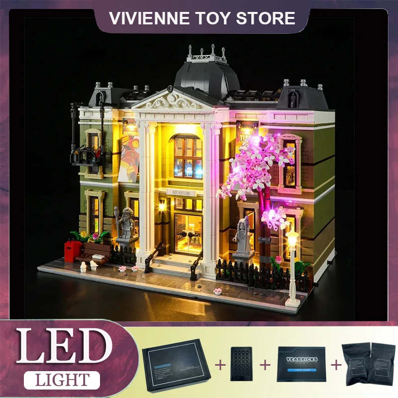 Kit Luci A Led Per Lego 10326 Natural History Museum Building Blocks Giocattolo In Mattoni (Solo Luce A Led, Senza Modello Di Blocchi)