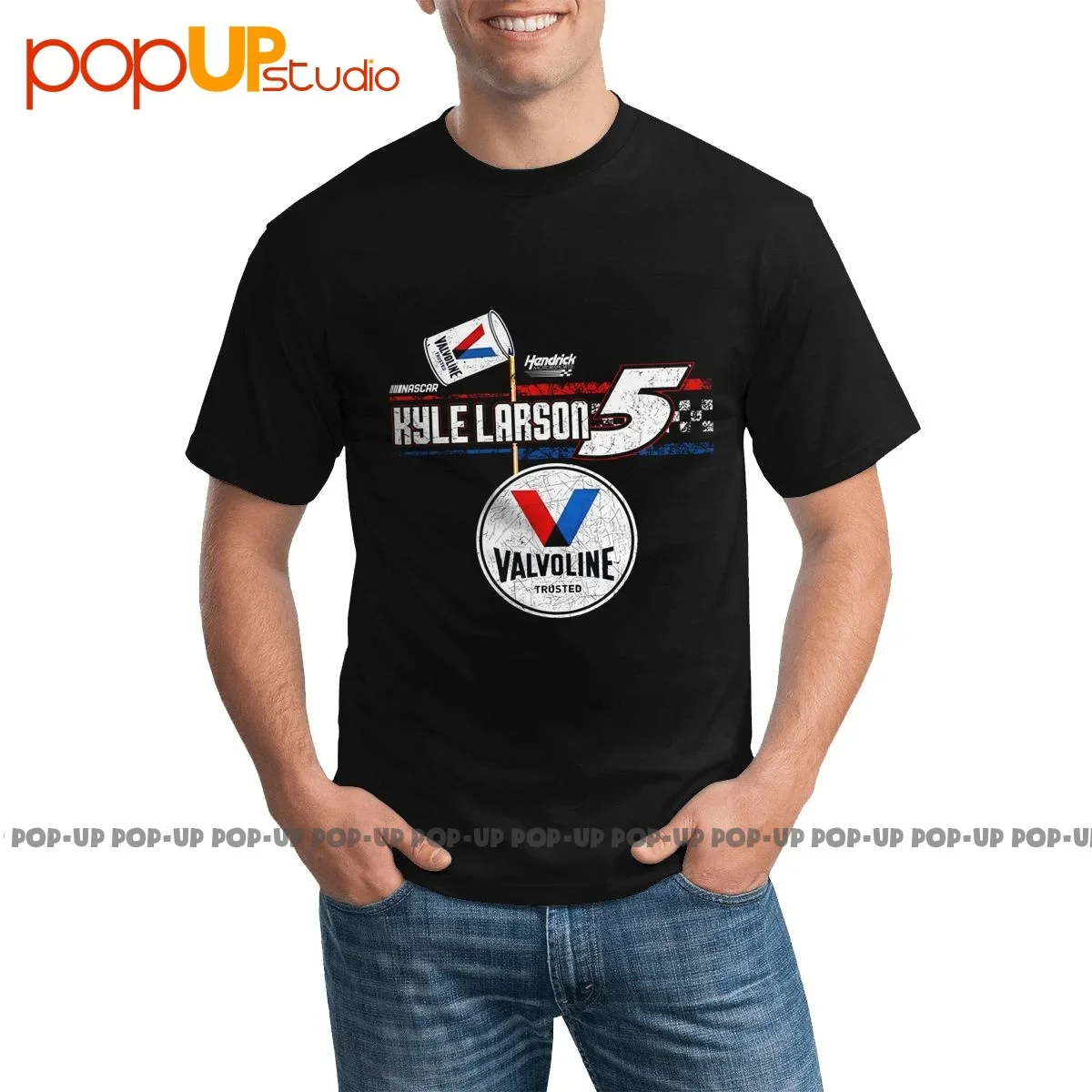 La Migliore T-Shirt Valvoline Della Squadra Di Sport Motociclistici Di Harry Larson Design Premium Streetwear Tee Shirt