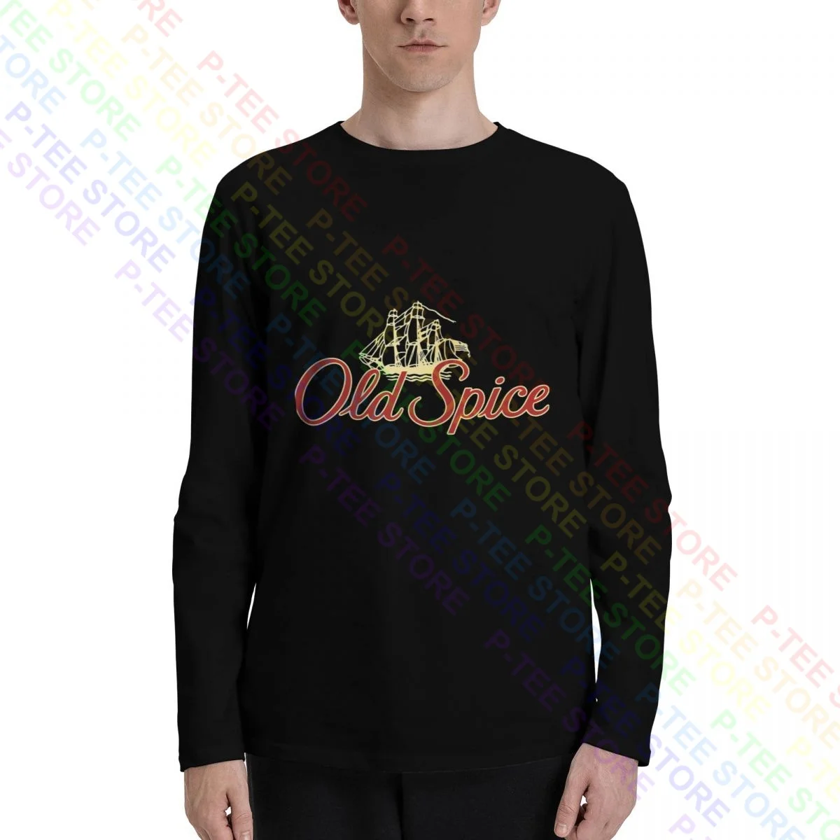New Old Spice Cologne Ship Clipper Deodorante Nautico Magliette A Maniche Lunghe T-Shirt Tee Best Trendy
