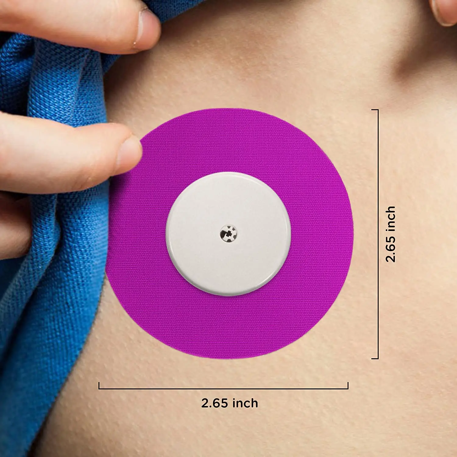 Patch Adesiva Freestyle 5 Pezzi, Buona Per Freestyle Libre ,Enlite,Guardian, Cgm Tape Opzioni Multiple Di Colore