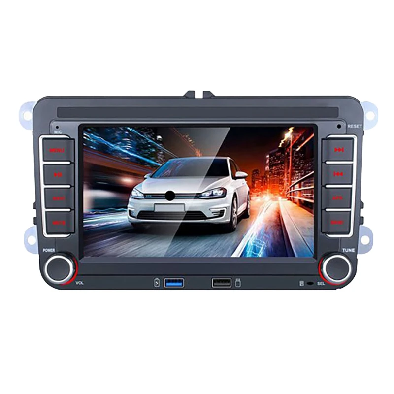 2 Din Autoradio Android Car Multimedia Player Autoradio Navigazione Gps Per Golf Skoda Seat Tiguan Passat B6