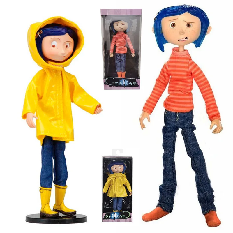 Neca Coraline The Secret Door Coraline Boxed Figures Action Figures Anime Figure Model 17Cm Toys