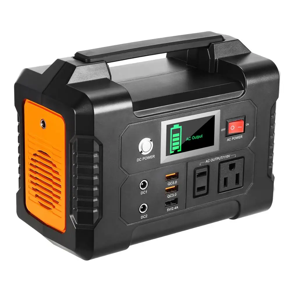 Nuovo Design 250W'Lithium Solar Generator Portable Camping Power Station Per Laptop Rv Outdoor Laptop Tv