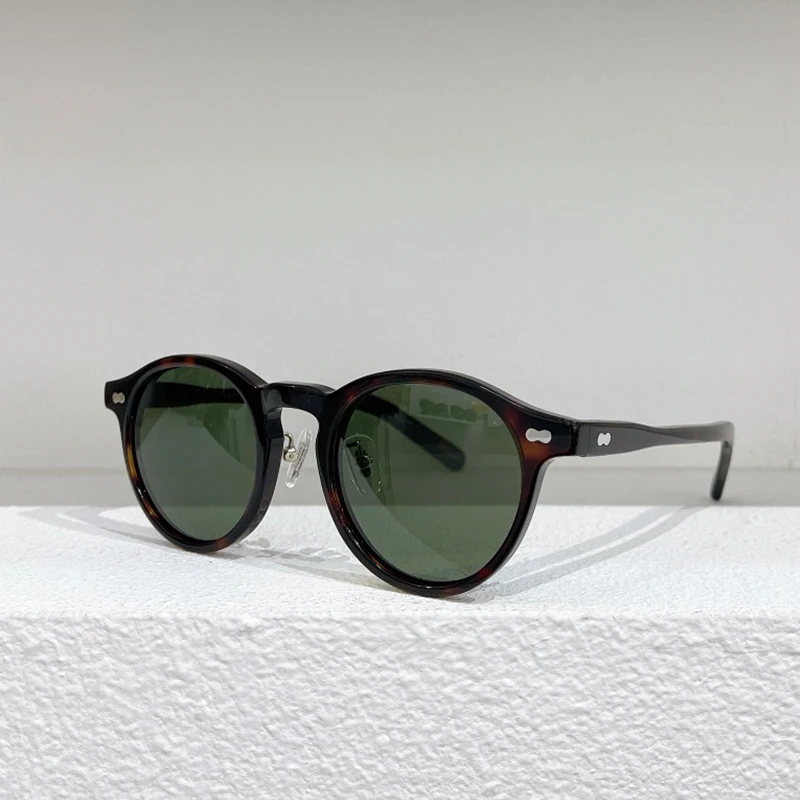 Johnny Depp Occhiali Da Sole Polarizzati Uomo Donna Luxury Brand Lemtosh Occhiali Da Sole Vintage Acetato Frame Driver Miltzen-Mac