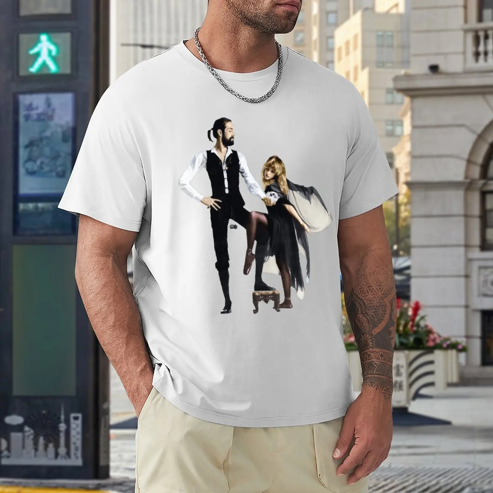 Fleetwood And Macs Dicks T-Shirt Divertenti Colorate Vintage Leisure Taglia Usa