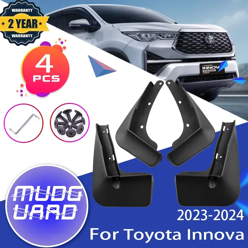 Per Toyota Innova Accessori Kijang Innova Zenix Ag10 2023 2024 Paraspruzzi Per Auto Parafanghi Paraspruzzi Paraspruzzi Paraspruzzi