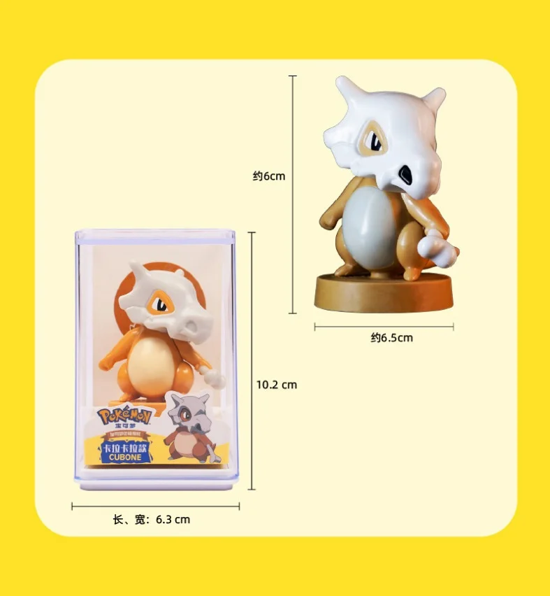 Confezione Regalo Pokemon Formato 60Mm Regalo Di Natale Action Figure Toys Genuine Cubone Anime Figure Pokemon Toys For Children