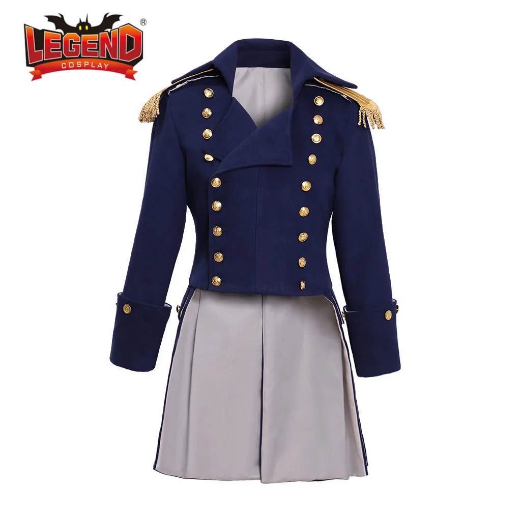 18Th Century Tuxedo Navy Cappotto Giacca 18Th Secolo Coloniale Uniforme Militare Giacca
