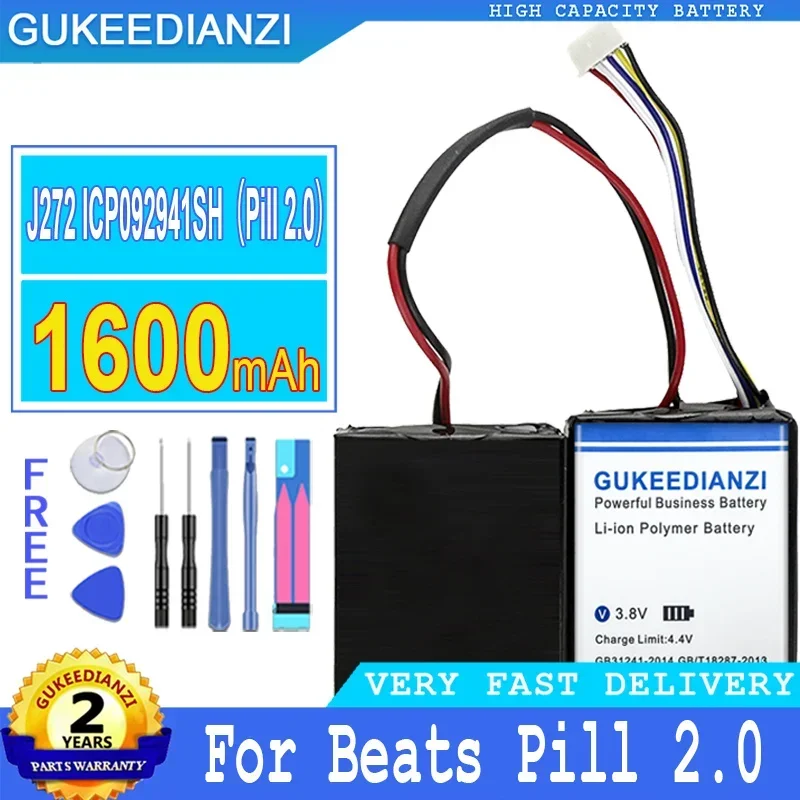 Batteria Per Beats Pill Xl J273 Icr18650Nh-2S2P Per Beats Pill 2.0 Altoparlante Portatile Wireless B0513 Batterie Ricaricabili