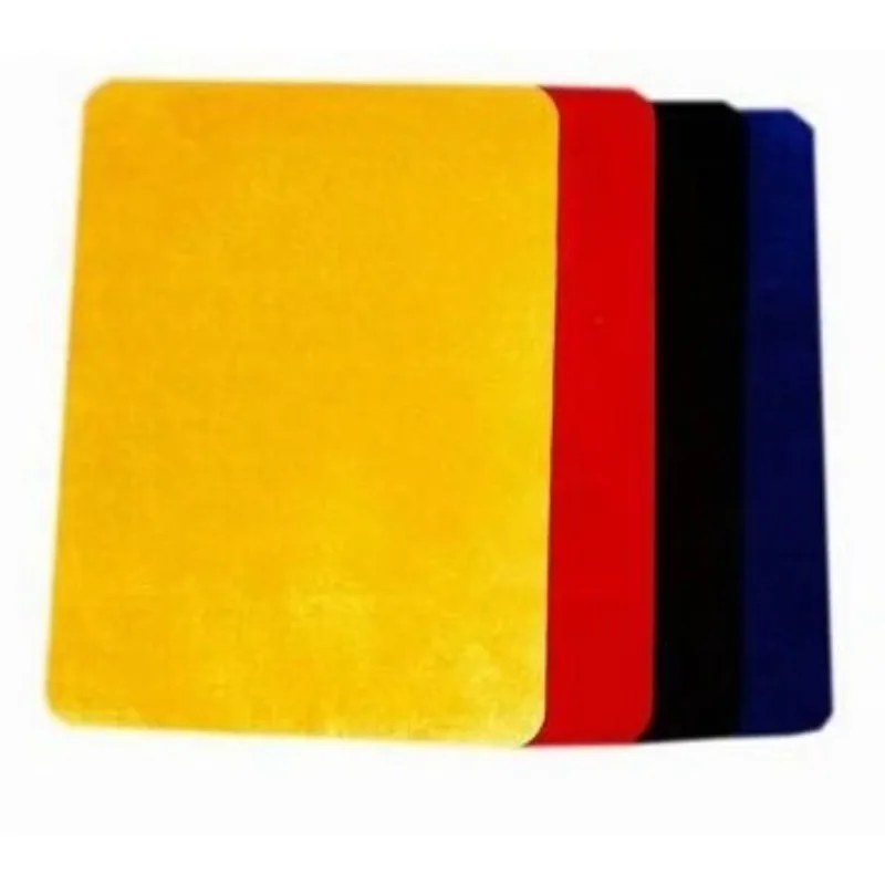 Tappetino Per Carte Professionale (41.5*32Cm, Rosso/Giallo/Blu Disponibile) Trucchi Magici Stage Close Up Accessorio Gimmick Prop Magstres Mat Pad