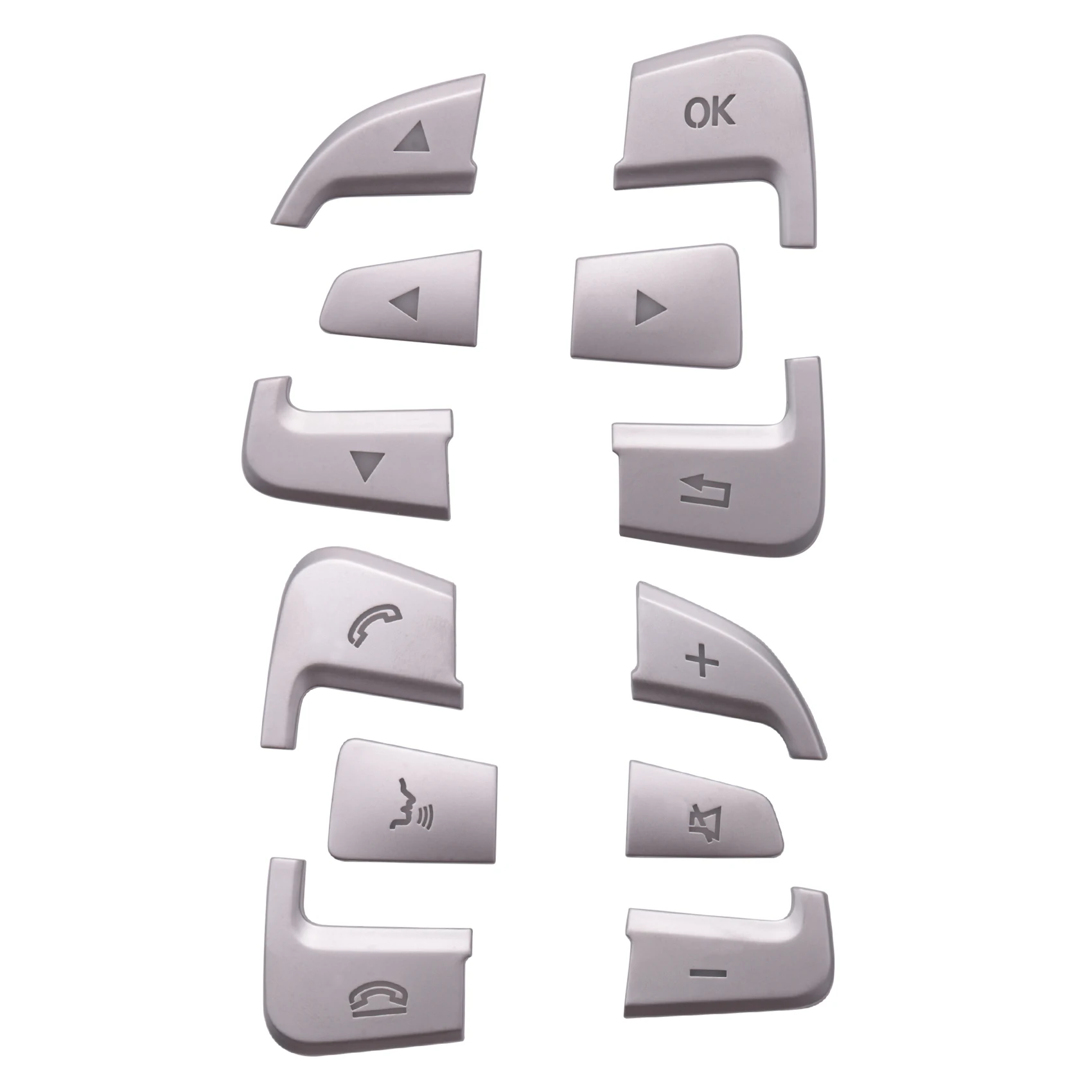 Car Steering Wheel Button Cover Trim Stickers For Mercedes Benz A B Class Gla Gle Gls Cla C177 2015-2019 Accessories