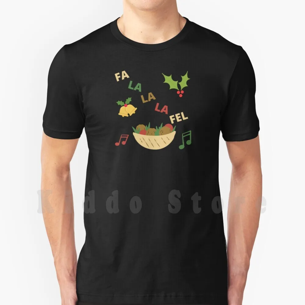 Maglietta Natalizia Falafel Uomo Cotone Cotone S-6Xl Vegan Christmas Vegan Vegan Vegan Christmas Vegan Christmas Maglione Natalizio Vegano