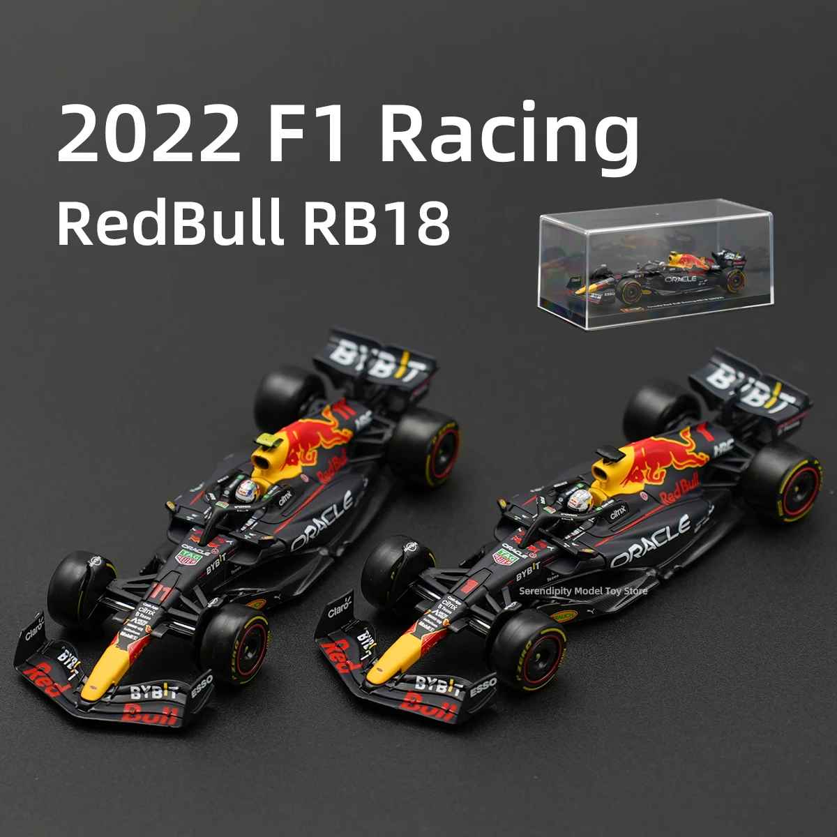 Bburago 1:43 2022 Redbull Rb18 #1 #11 Veicoli Pressofusi Statici Modello Da Collezione Formula Giocattoli Per Auto Da Corsa