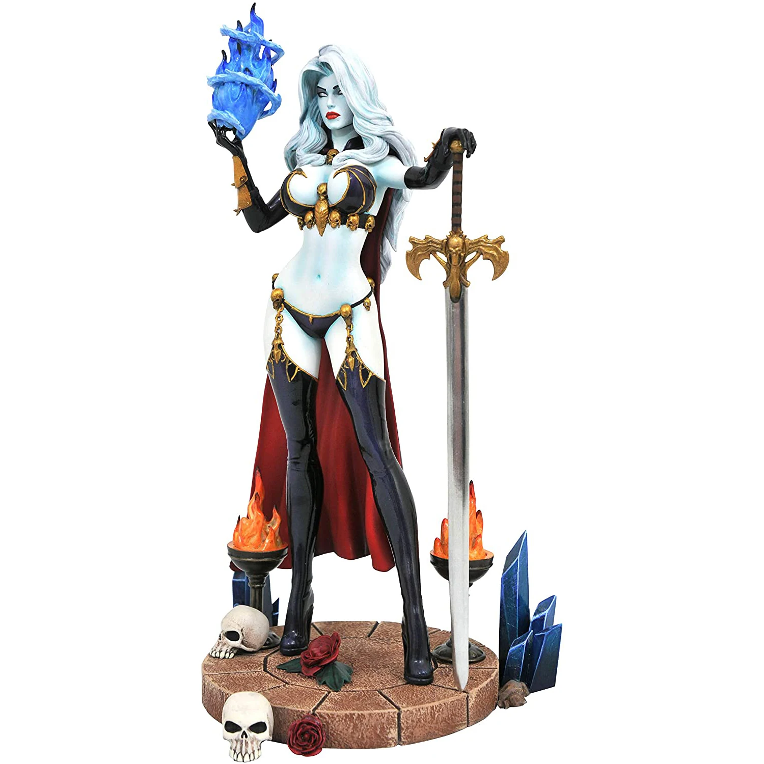 In Magazzino 100% Original Diamond Select Toys Lady Death Mark A Altman Movie Character Model Art Collection Toy Gift