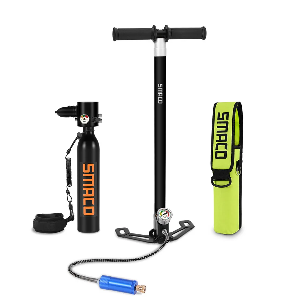 Samco S300 + Mini Scuba Tank Air Diving Cilindro Esplorazione Subacquea Salvataggio Di Emergenza Serbatoio Di Immersione Bottiglia Di Pony Scuba Riuti