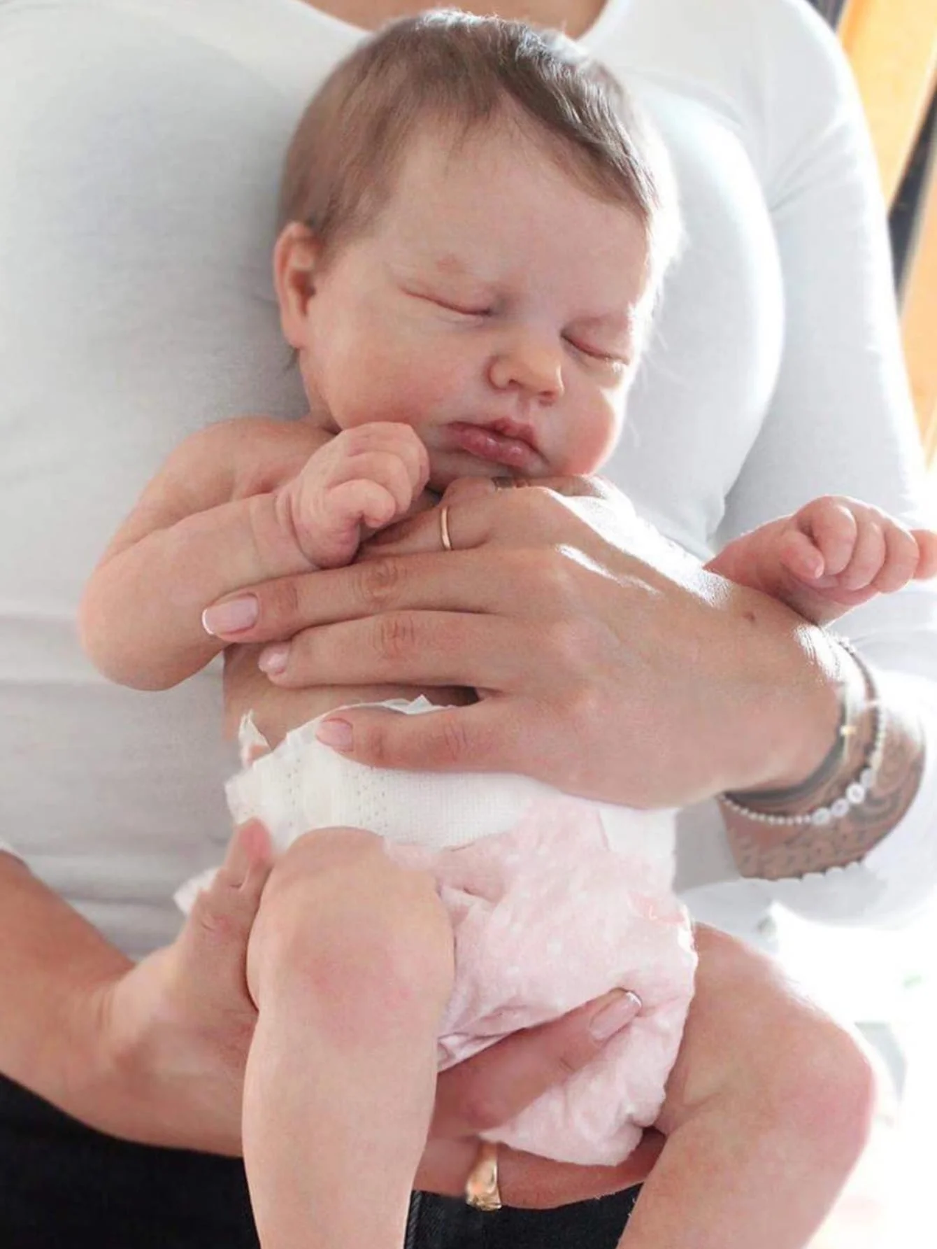 50 Cm Full Body Silicone Vinile Reborn Girls Doll Handmade Neonato Bebe Doll Per Regali Per Bambini