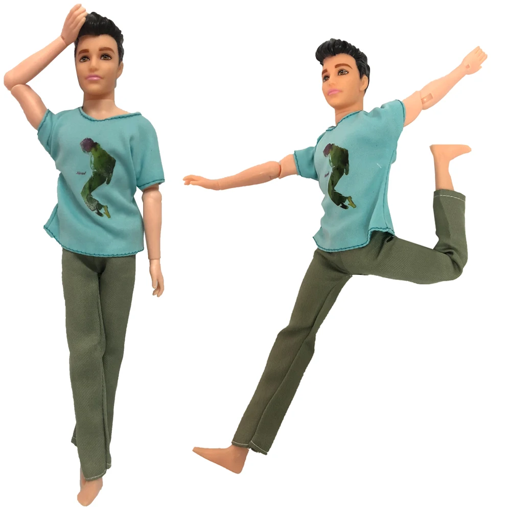 Nk 1 Set 30Cm Prince Clothes Fashion Suit Cool Outfit Per Barbie Doll Boy Friend For Ken Doll Best Child Birthday Gift Toy