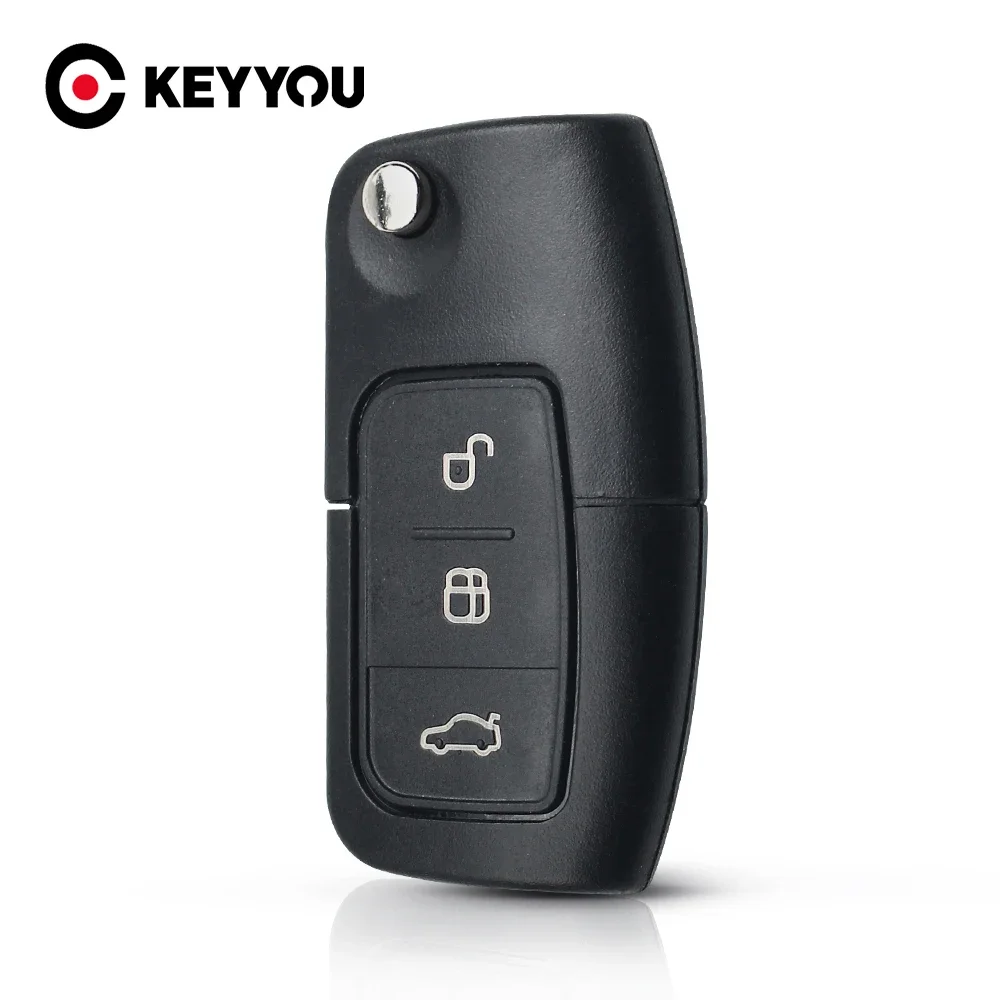 Keyyou Flip Car Remote Key Shell Per Ford Focus Mondeo Key Case Cover Fob Di Ricambio Vuota