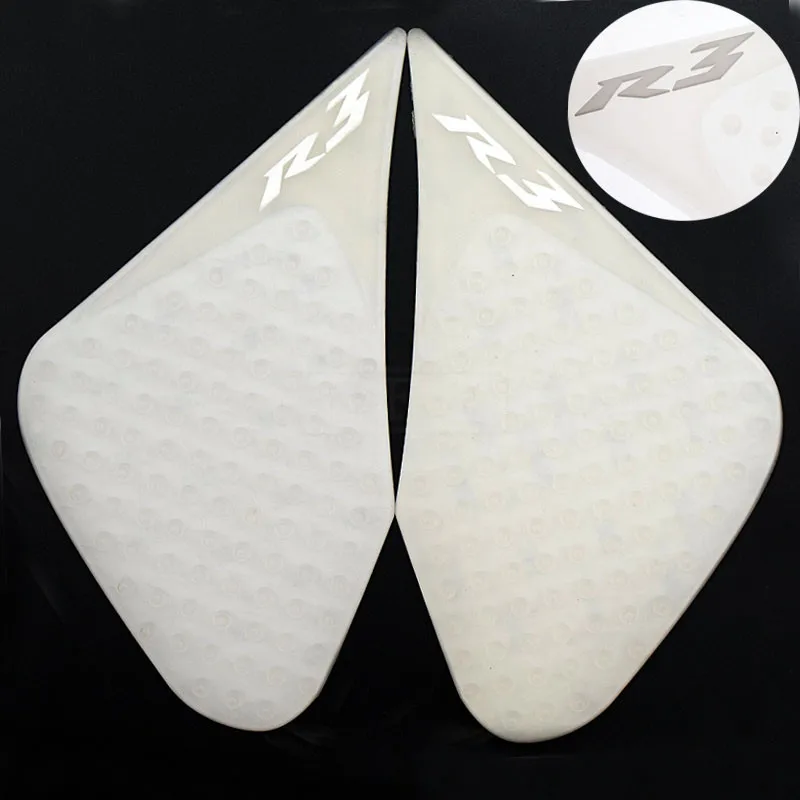 Наклейки На Авто Per Yamaha Yzf R3 R25 2015 2016 Yzfr25 Trasparente Antiscivolo Tank Pad Sticker Gas Knee Grip Trazione 3M Decal