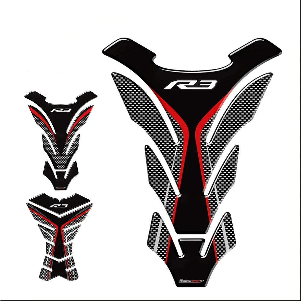 Per Yamaha R3 Yzf-R3 Vs Tankpad 3D Adesivi Protettivi Per Canotta Moto