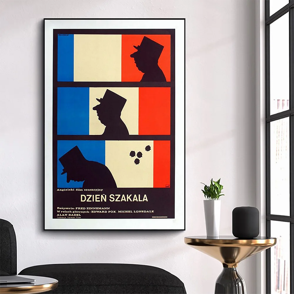 Wm3159 The Day Of The Jackal (3) Meraviglioso Film Classico Hd Tessuto Di Seta Poster Art Decor Pittura Per Interni Regalo