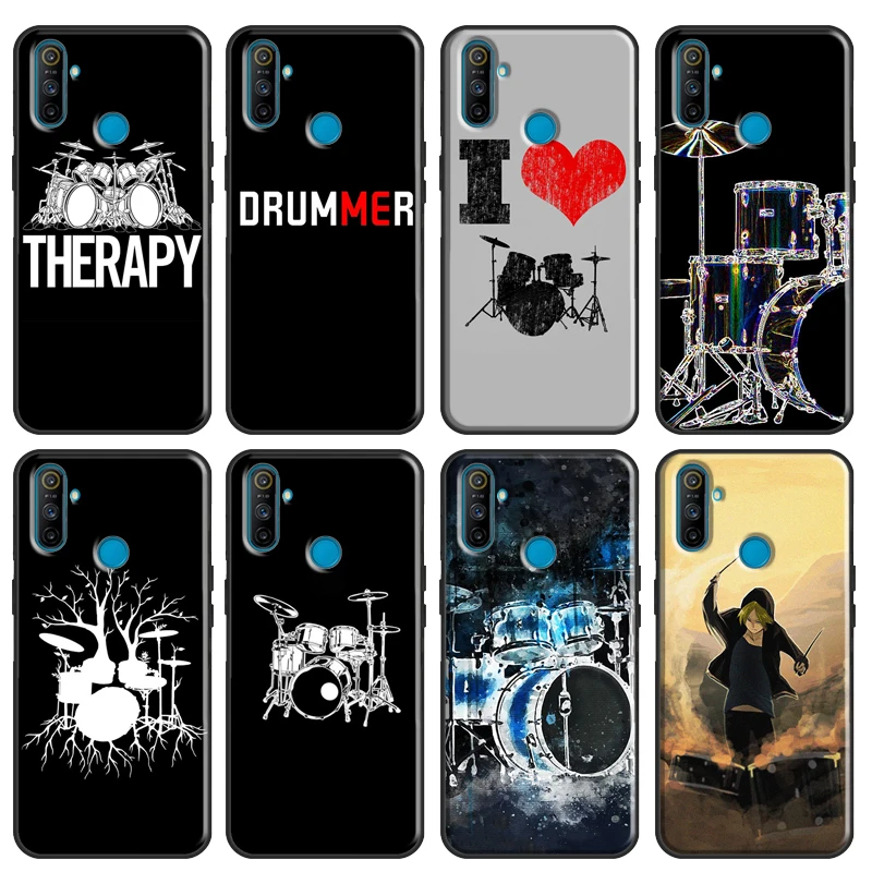 Batteria Batterista Morbida Per Oppo Realme 6 7 Pro X7 X50 Gt C11 C3 Cover Per Oneplus 8 Pro Nord 8T 7T Custodia Per Telefono