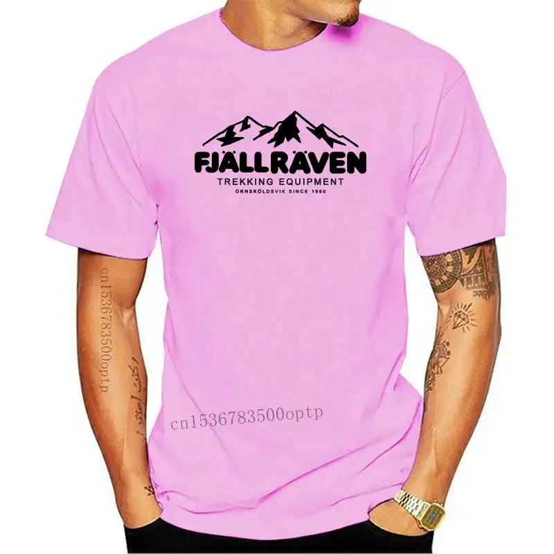 Fjall Uomo Abisko Trail Print Raven T-Shirt Unisex Taglia S-3Xl