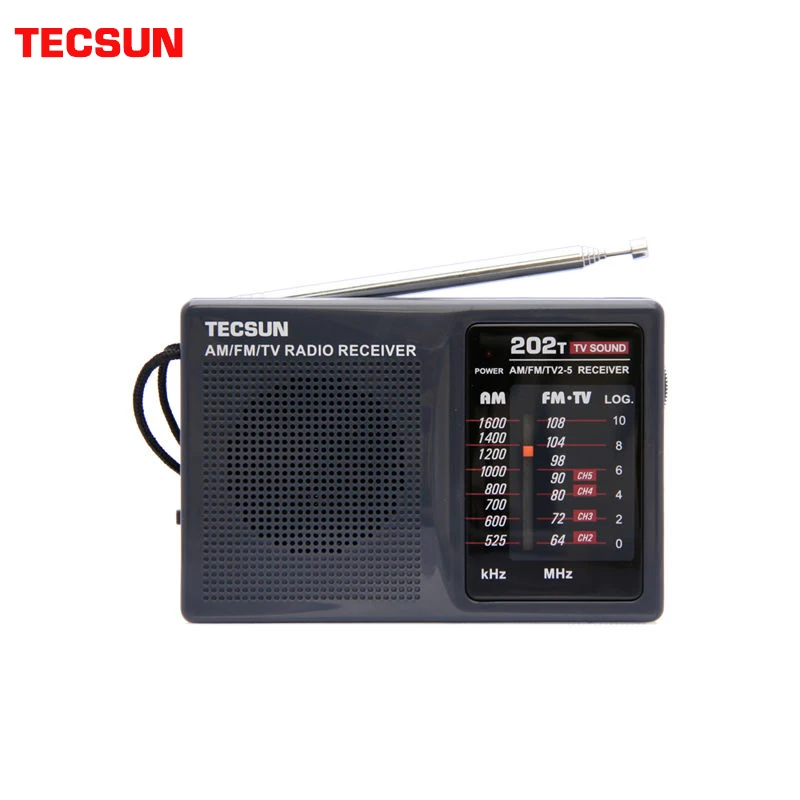 Ricevitore Radio Tascabile Mini Am/Fm/Tv Portatile Radio Tescun R-202T Originale