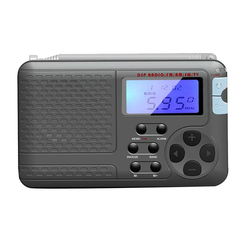 1 Pz Am/Fm/Sw/Tv Short Wave Retro Fm Radio Emergenza Prevenzione Disastri Anziani Radio Full Band