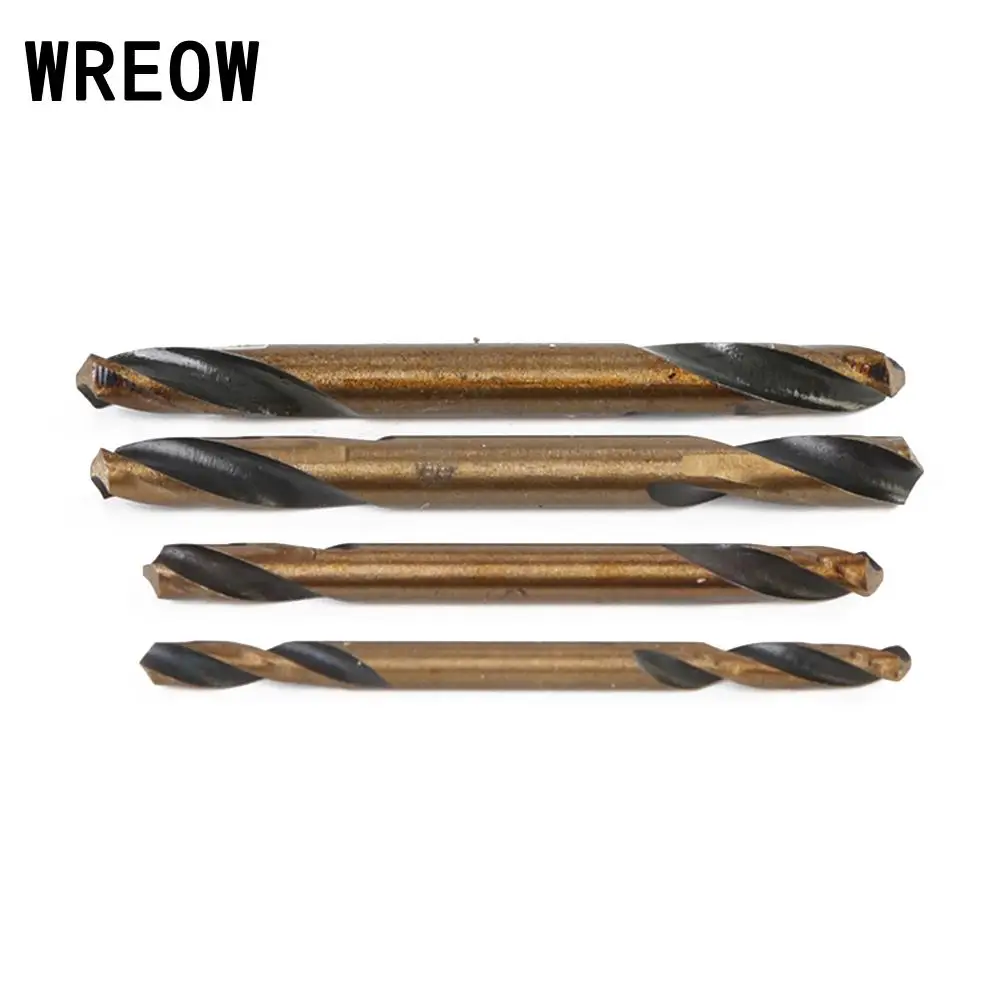 Alta Qualità 10 Pezzi Mini 3-5.2Mm Twist Drill Bit Saw Set Aperto Foro Poco Profondo Spirale Hss Cobalto Doppia Estremità Strumenti Per La Lavorazione