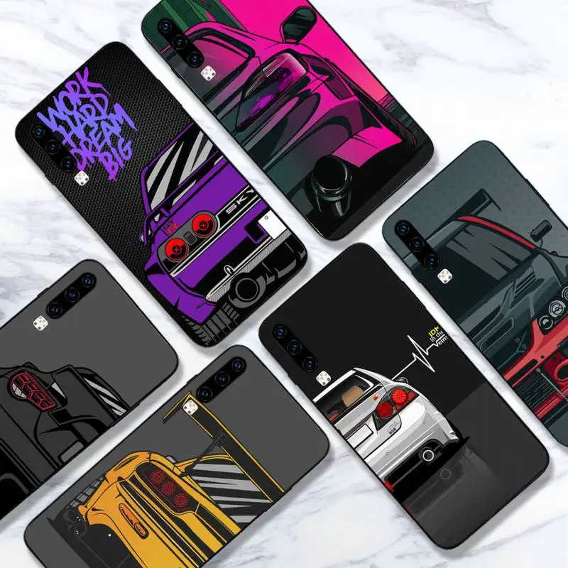 Giappone Jdm Sports Cars Custodia Per Telefono Per Huawei Honor Mate 30 40 50 20 8 70 5 9 10 Pro P X I S Y Lite Nova