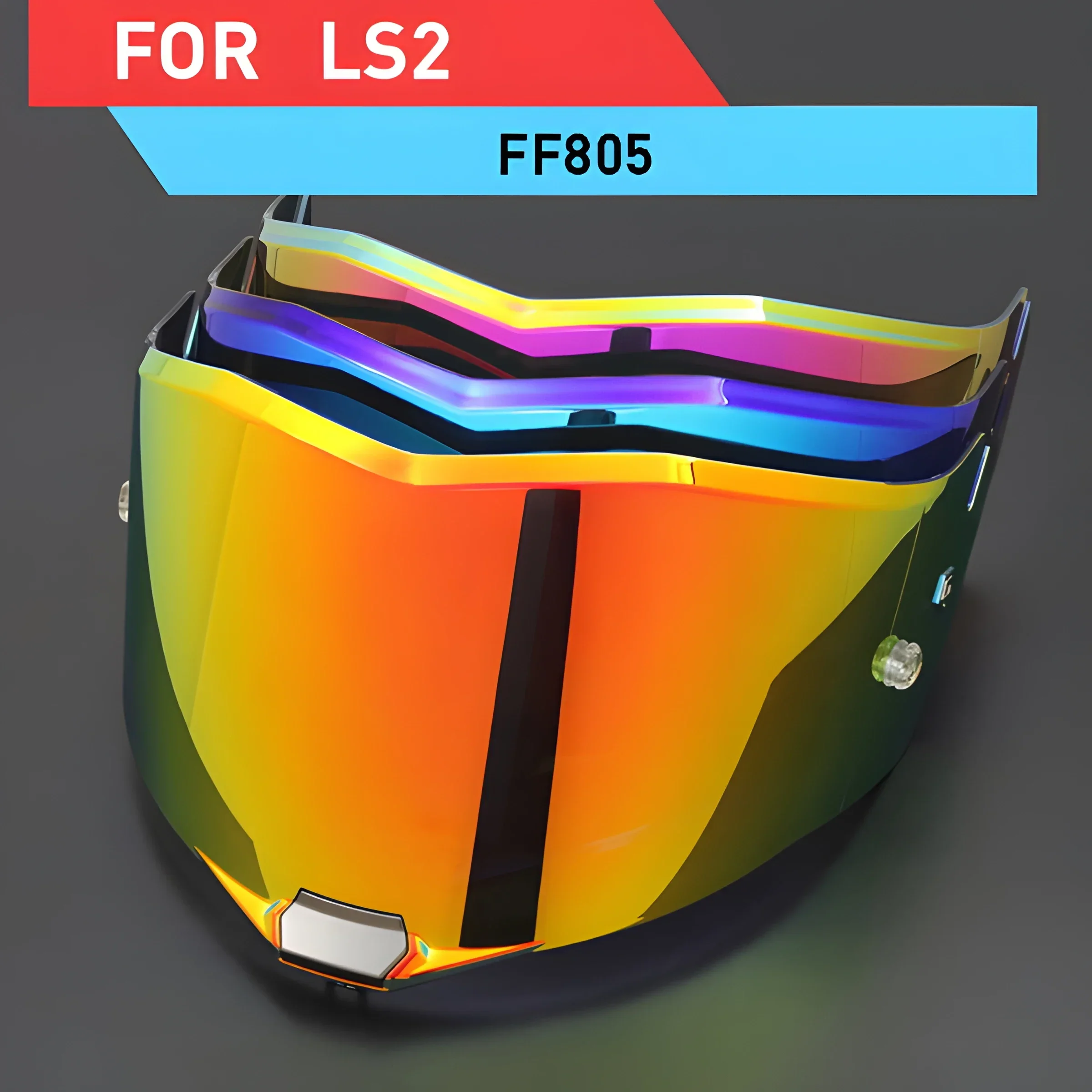 Per Ls2 Ff805 Thunder Casco Visiera Lente Casco Integrale Accessori Moto Capacete Ls2 Ff805 Casco Moto
