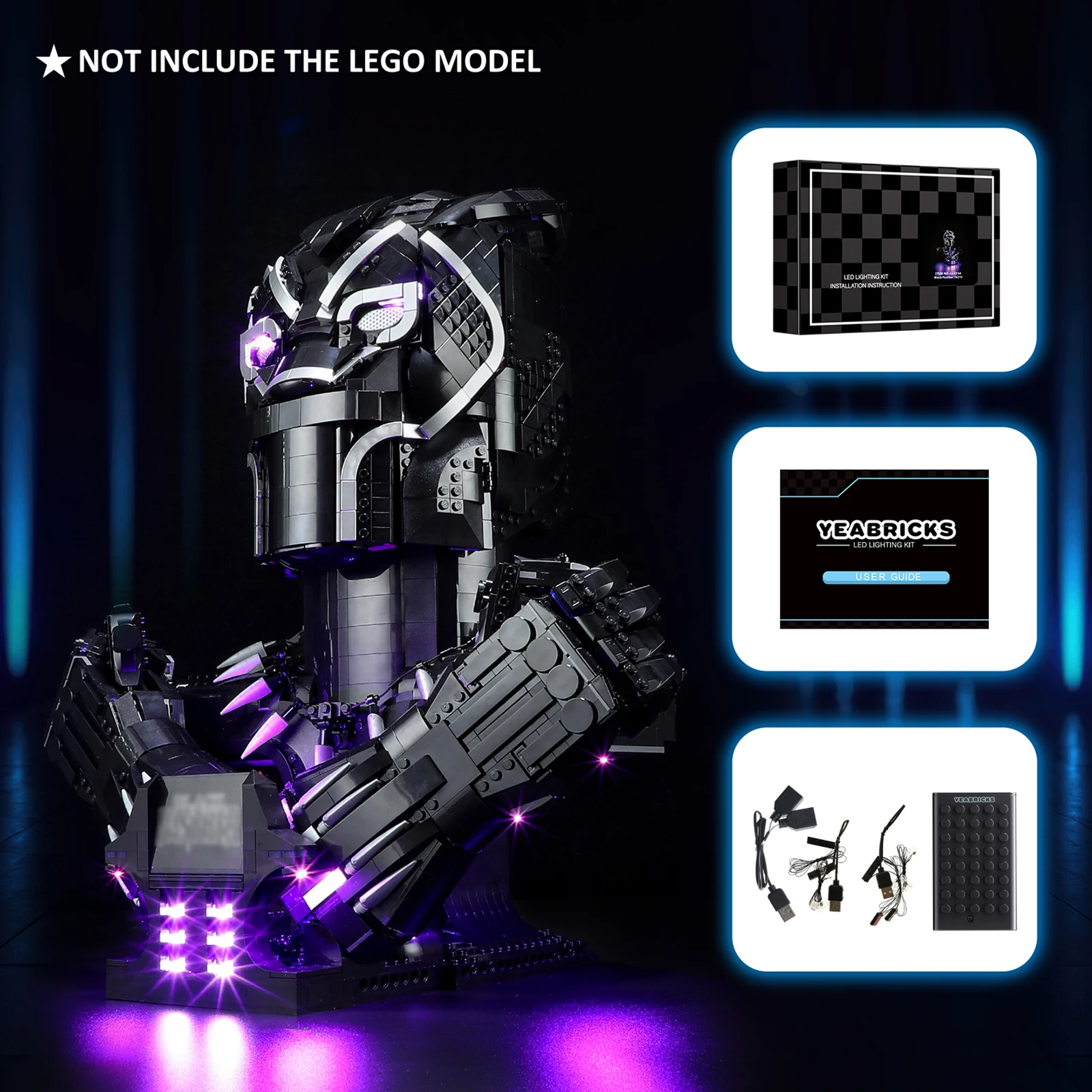 Joy Mags Led Light Kit Per 76215 Building Blocks Set (Non Includere Il Modello) Giocattoli In Mattoni Per Bambini