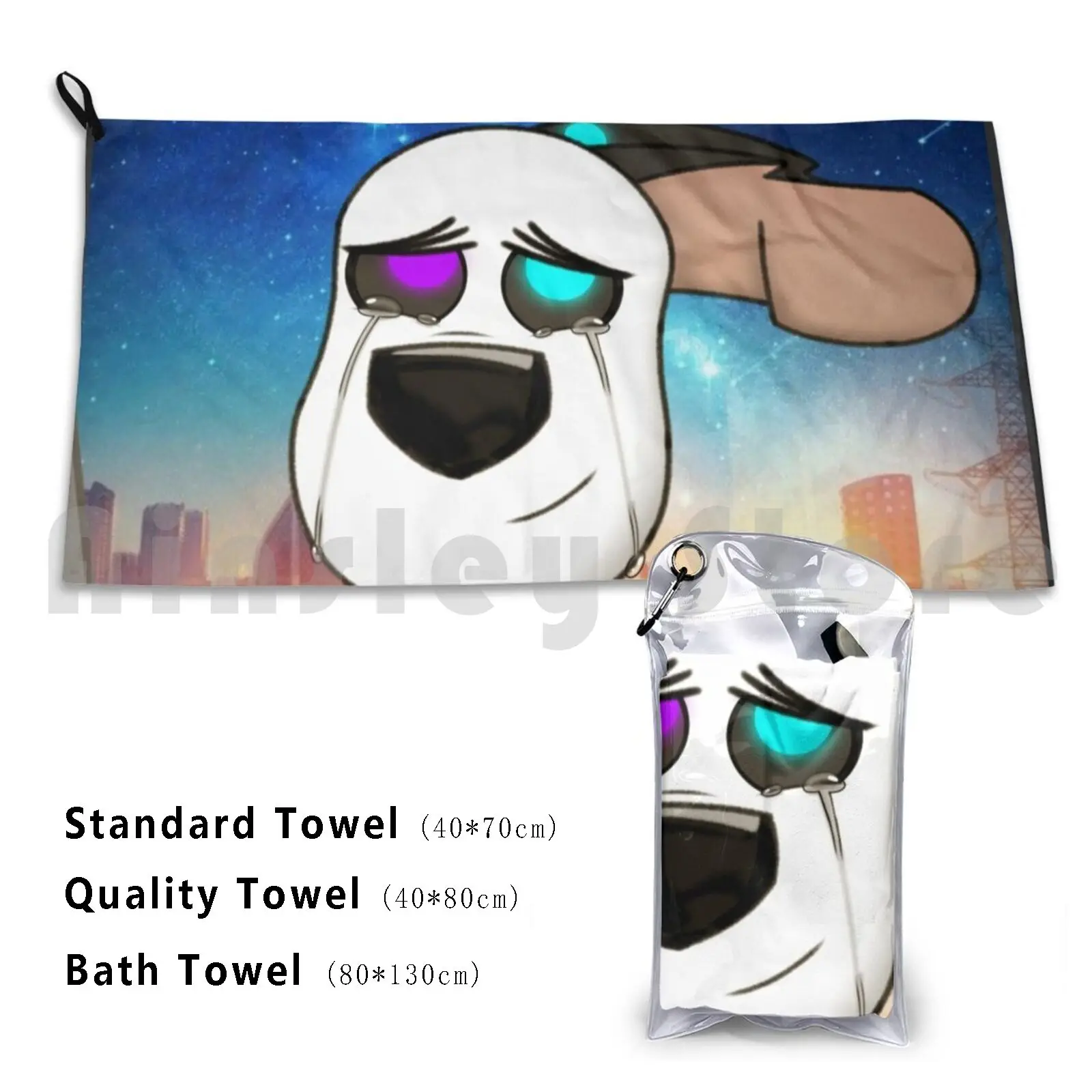 Wonderful Galaxy | 101 Dalmatian Street Bath Towel Beach Cushion Galaxy Dog 101Dalmatianstreet City