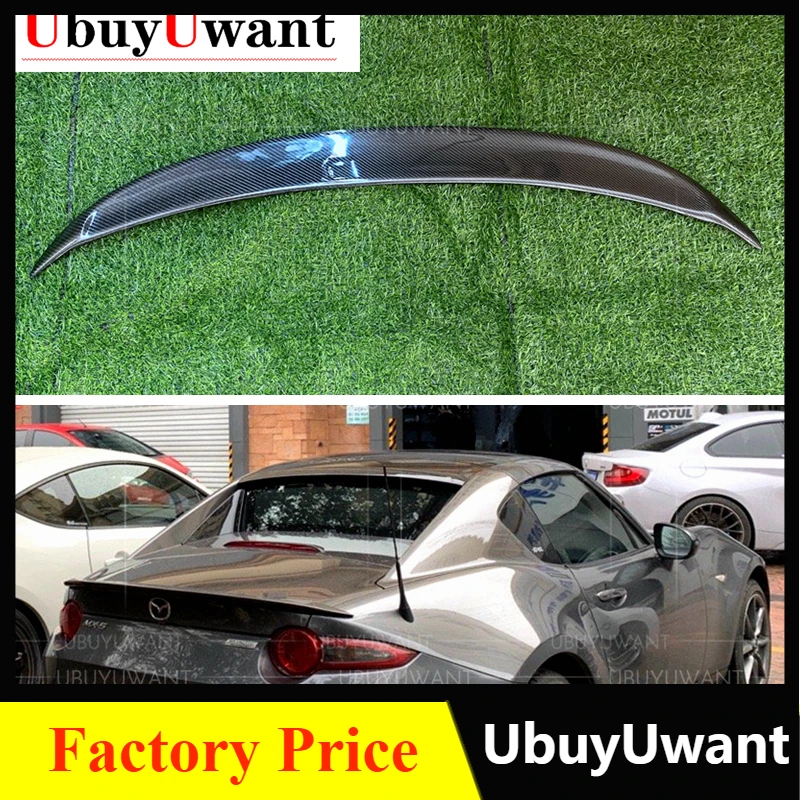 Ubuyuwant Spoiler Per Mazda Mx5 Mx-5 Fibra Di Carbonio Nd Miata Garage Vario Stile Posteriore Ala Decorazione Per Mazda Mx5 2016-2019