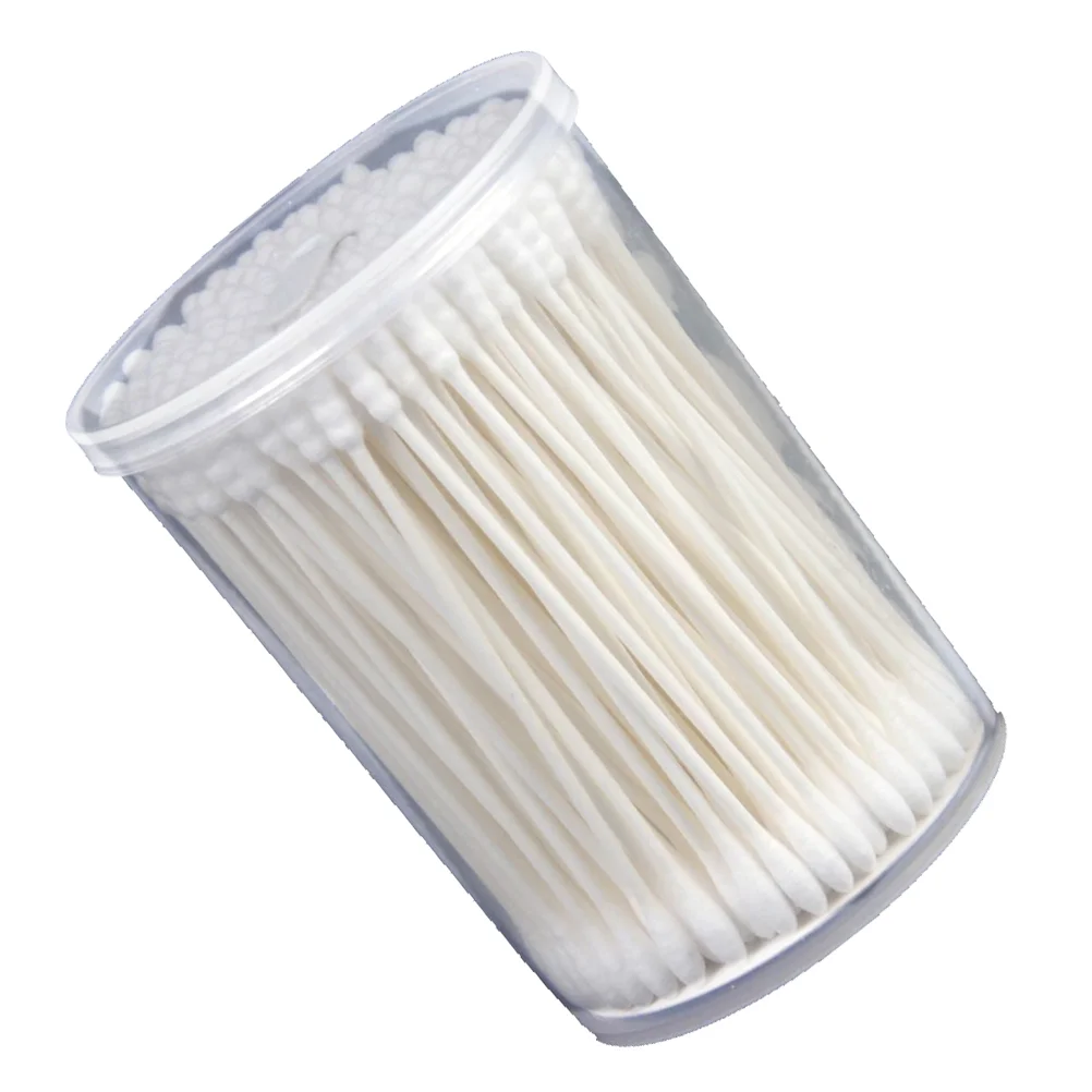 180 Pc Cotton Fioc Trucco Auricolari Cotton Earbuds Cotton Fioc Cura Del Bambino Punte In Cotone Suggerimenti Orecchie Strumenti Per Il Trucco