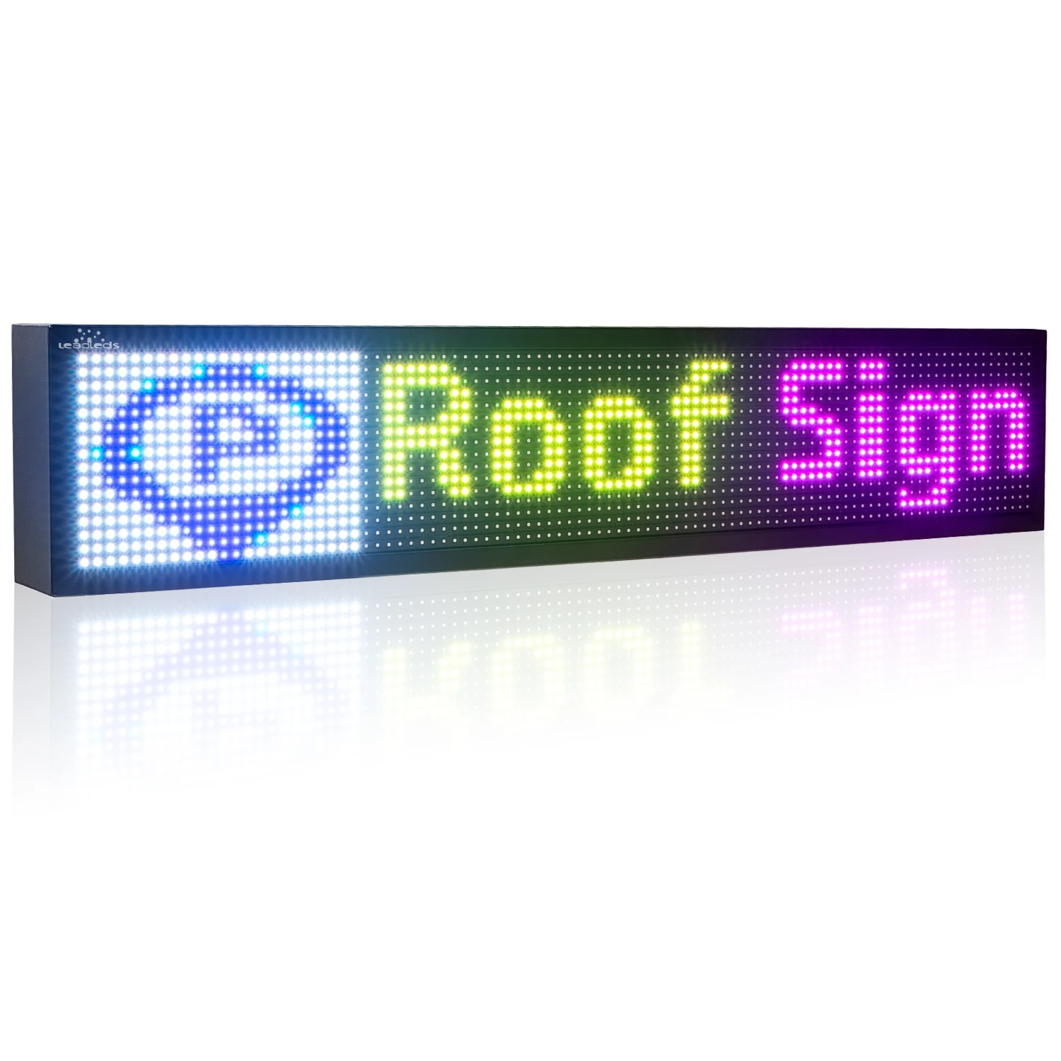 Taxi Sign Wifi Wireless Outdoor P10 Led Display Pubblicitario Rgb Messaggio Programmabile Controllo A Lunga Distanza Pannello Display A Led