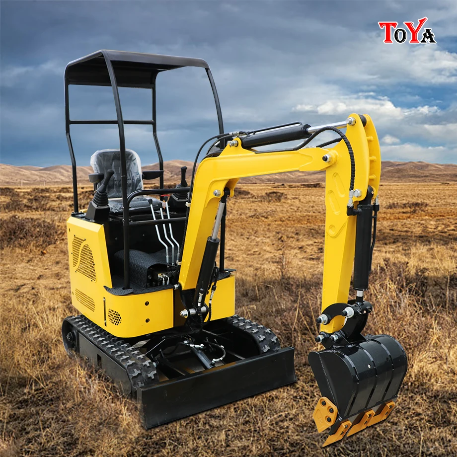 Farm Digger Mini Rubber Track Crawler Bagger Idraulico Multifunzionale Compatto Mining Machinery Frutteto Garden Plant Personalizzato